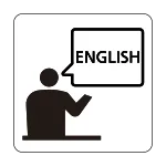 Communication In The Specified Language SVG Icon